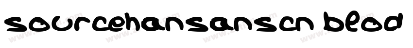 sourcehansanscn blod字体转换